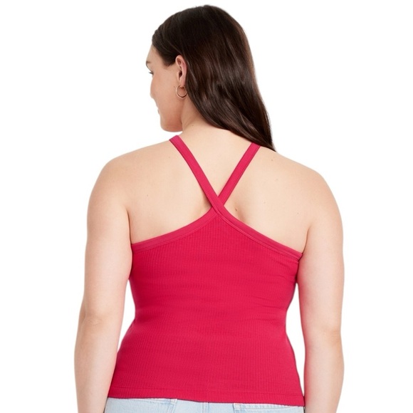 Old Navy Women's Carousel Pink Halter Top Size Medium - Picture 5 of 11